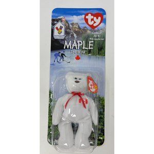 Maple the Bear‎ McDonalds TY Beanie Babies Rare 1993 Oakbrook error